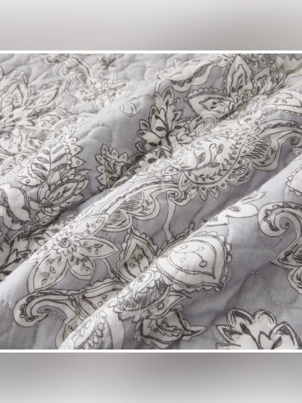 Neutral Patchwork Quilted Comforter Set - Home Bedding